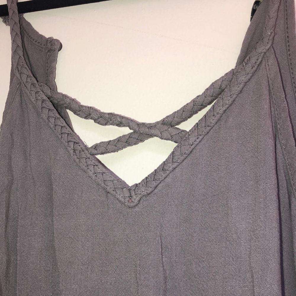 GREY DETAILED ROMPER - Picture 3 of 5